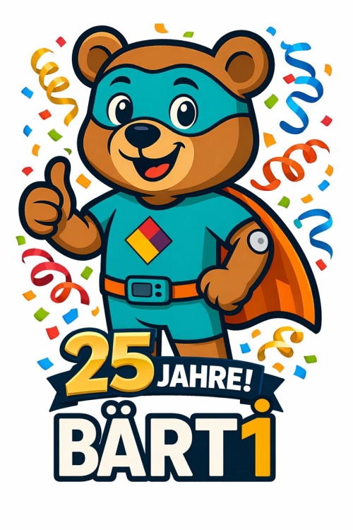 BÄRT1 feiert 25 Jahre Diabetes-Kids und wünscht Euch einen guten Start ins neue Jahr. Lest seine Geschichten.