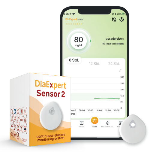 DiaExpert Sensor 2 Produkt kl