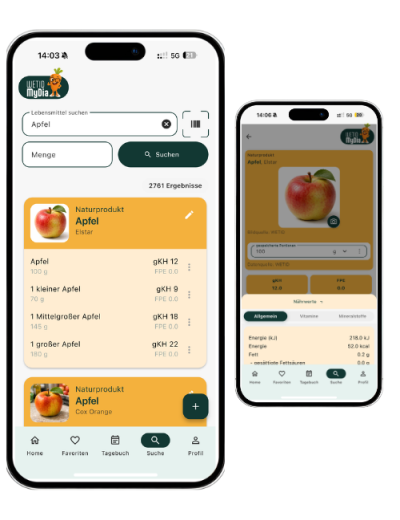 WETID MyDia App Screenshot