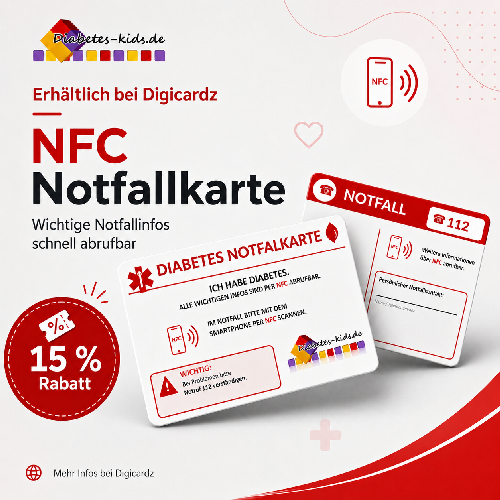 notfallkarte diabetes kids
